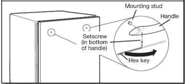 JENN-AIR MDB8989SHK - INSTALL DOOR HANDLE (ON SOME MODELS) - 1