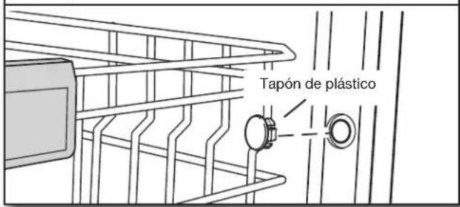 JENN-AIR MDB8959SFZ - Vuelva a instalar los tapones de plástico - 1