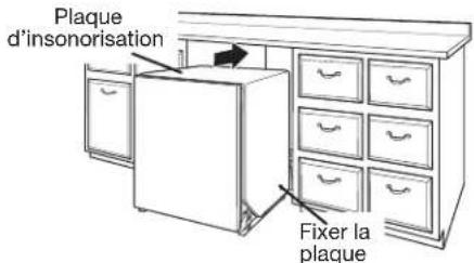 JENN-AIR MDB8959SFH - Fixer la plaque d'insonorisation - 1