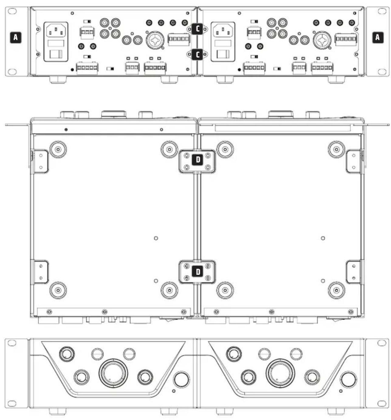 LD Systems PRE ST 1 - RACK-MONTAGE (Rack-Montagekit LDIMARK optional erhältlich) - 3