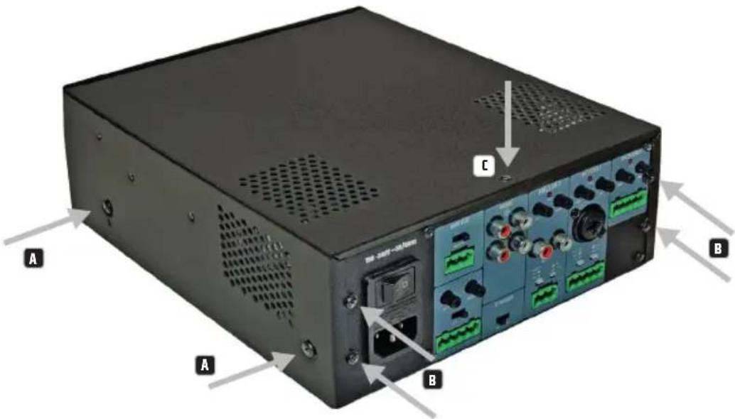 LD Systems IMA 60 - Avvertenza! Pericolo di scosse elettriche! Tensioni pericolose all'interno del dispositivo! - 1