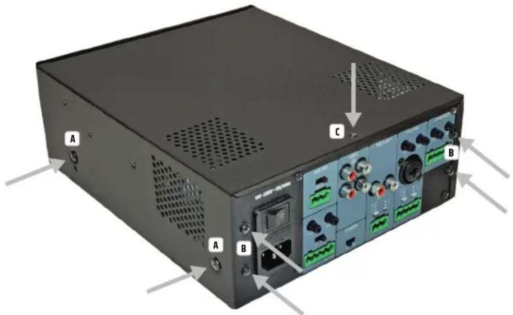 LD Systems IMA 30 - Avvertenza: rischio di scossa elettrica! Tensione pericolosa all'interno del dispositivo! - 1
