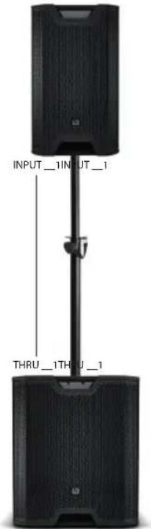 LD Systems ICOA SUB 18 A - ESEMPI DI CABLAGGIO - 4