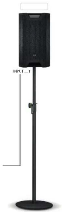 LD Systems ICOA SUB 18 A - PRZYKLADOWE PODLACZENIE PRZWODOW - 2