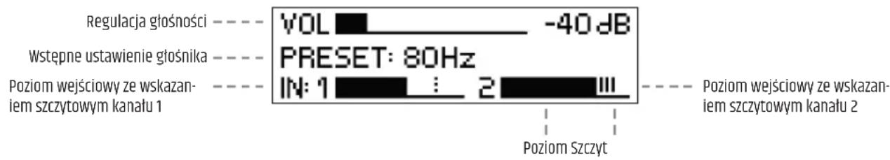LD Systems ICOA SUB 18 A - WYSIWETLANIE MENU GLOWNEGO - 1