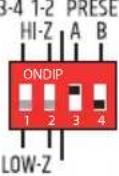 LD Systems IPA 412 T - HI-Z / LOW-Z UND PRESET - 7