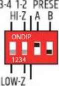 LD Systems IPA 412 T - HI-Z / LOW-Z AND PRESET - 7