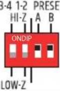 LD Systems IPA 412 T - HI-Z / LOW-Z I USTAWIENIA ZAPROGRAMOWANE - 10