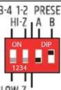 LD Systems IPA 412 T - HI-Z/LOW-Z Y PRESET - 4