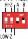 LD Systems IPA 412 T - HI-Z / LOW-Z I USTAWIENIA ZAPROGRAMOWANE - 4