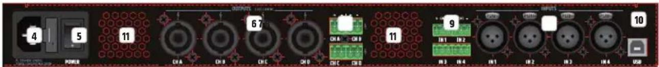 LD Systems CURV 500 I AMP - KRATKA WENTYLATORA - 1