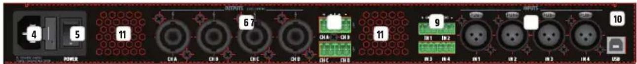 LD Systems CURV 500 I AMP - LÜFTUNGSGITTER - 1