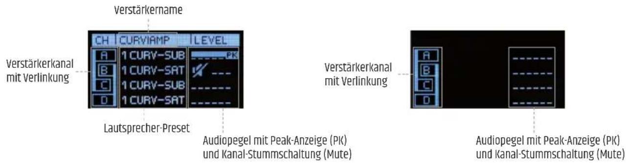 LD Systems CURV 500 I AMP - DISPLAY HAUPTANZEIGE - 1