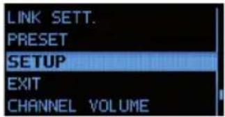 LD Systems CURV 500 I AMP - Configuration de l'appareil (configuration (SETUP) - 1