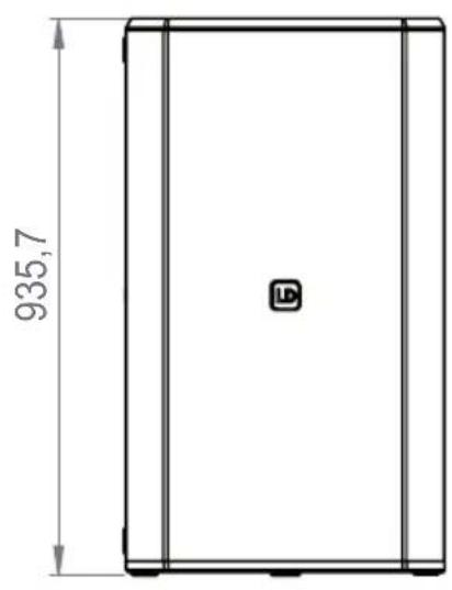 LD Systems MAILA SUB - DIMENSIONES (mm) - 1