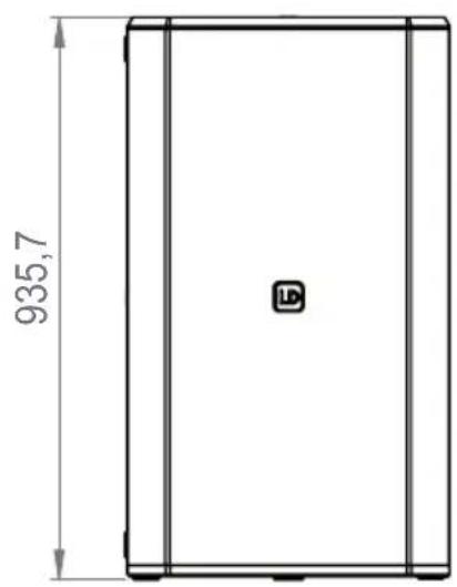 LD Systems MAILA SUB - Dimensions (mm) - 1