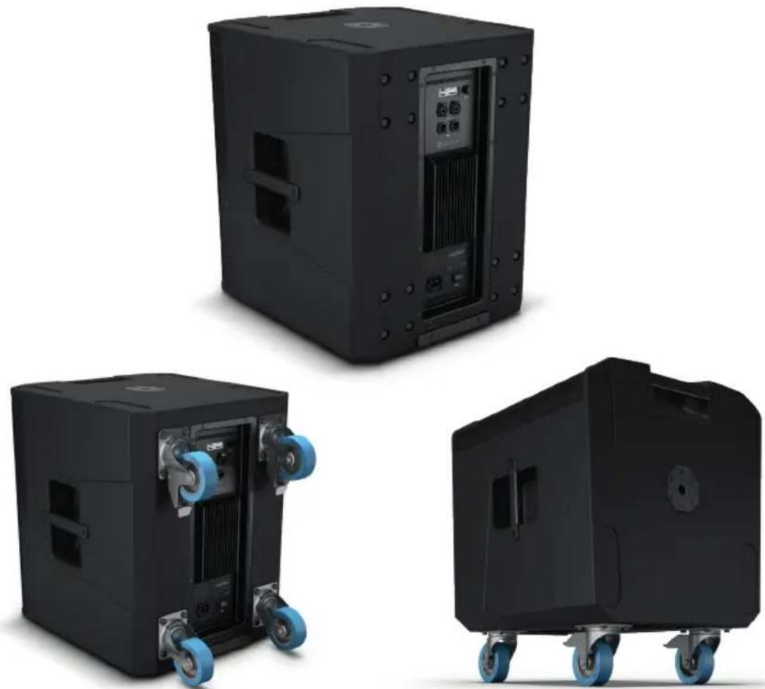 LD Systems ICOA SUB 15 A - CASTOR ASSEMBLY - 1