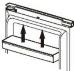 HOOVER HFF 1852 DX - Positioning the door balconies - 2