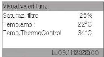 MIELE PAC 1080 - Visualizzare i valori di funziona- mento - 2