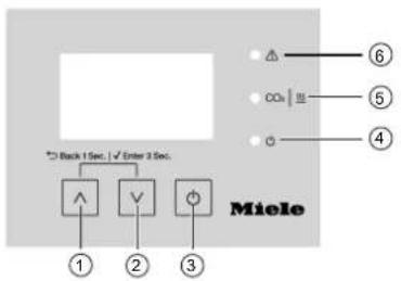 MIELE PAC 1080 - Bandeau de commande - 1