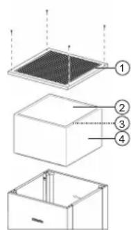 MIELE PAC 1045 - Hoofdfilter en actief koolstofffilter verrangen - 2