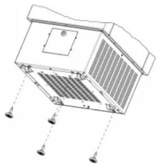 MIELE PAC 1045 - Schraubfübe montieren - 1