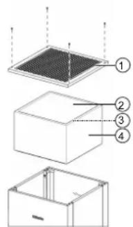 MIELE PAC 1045 - Remplacer le filtre principal et le filtre à charbon actif. - 2
