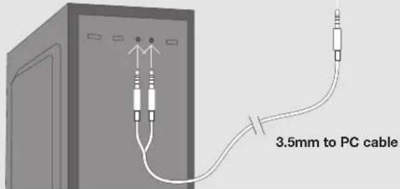 3.5mm to PC cable
