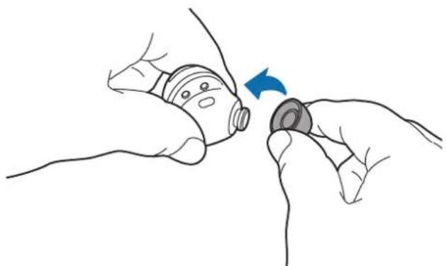 SAMSUNG Galaxy Buds 2 Pro - Fixer un embout sur la mini-oreillette - 1