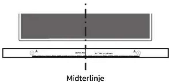 Midterlinje A TYPE: 450mm