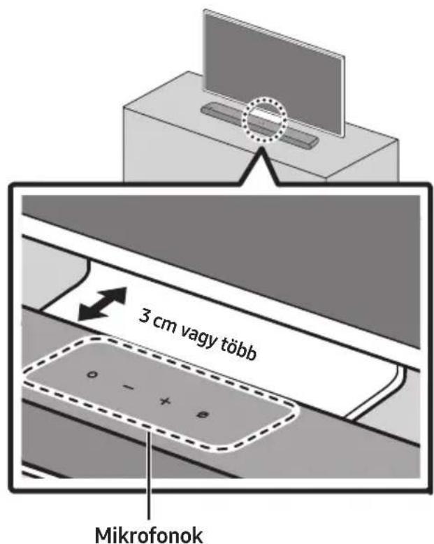 3 cm vagy több Mikrofonok