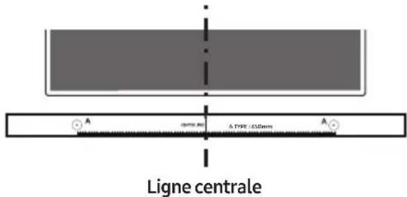 Ligne centrale A TYPE: 45mm
