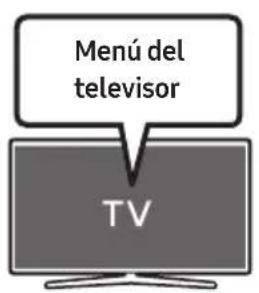 Menú del televisor TV
