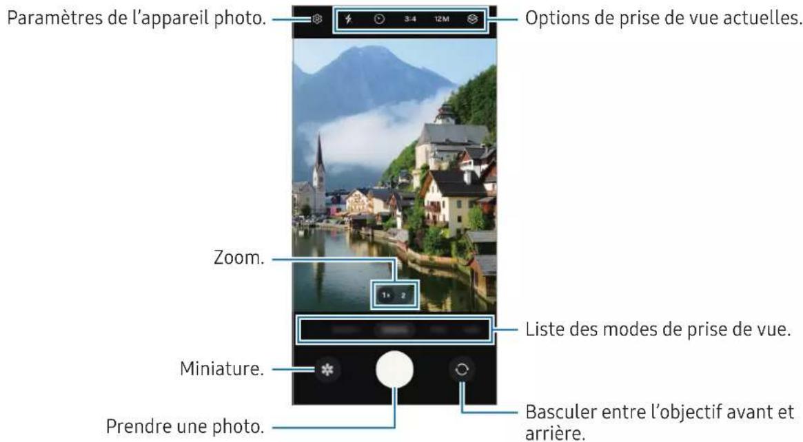 SAMSUNG Galaxy A04s - Pour prendre une photo, appuyez sur ○. - 1