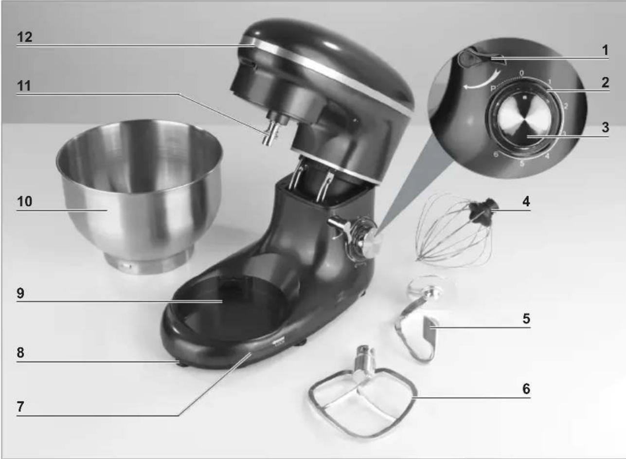 Gourmetmaxx 03440 - Device Overview - 1