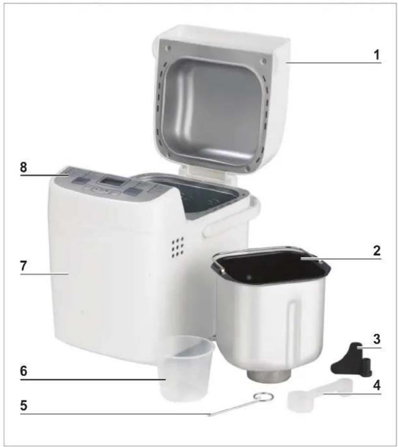 Gourmetmaxx 01383 - Geräteübersicht - 1
