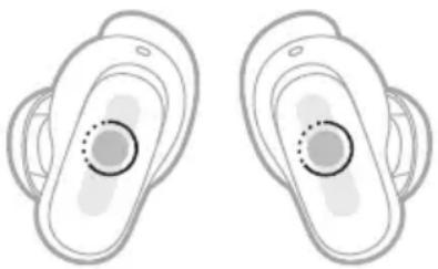 BOSE QuietComfort Earbuds II - ÄNDERN DES GERAUSCHUNTERDRÜCKUNGSMODUS - 1