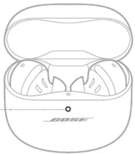 BOSE QuietComfort Earbuds II - Akku-, paivitys- ja virhetila - 1