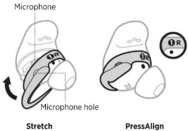BOSE QuietComfort Earbuds II - CHANGE THE STABILITY BANDS - 3