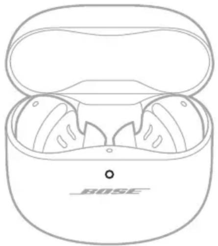 BOSE QuietComfort Earbuds II - HET ACCUNIVEAU VAN HET OPLAADETUI CONTROLEREN - 1