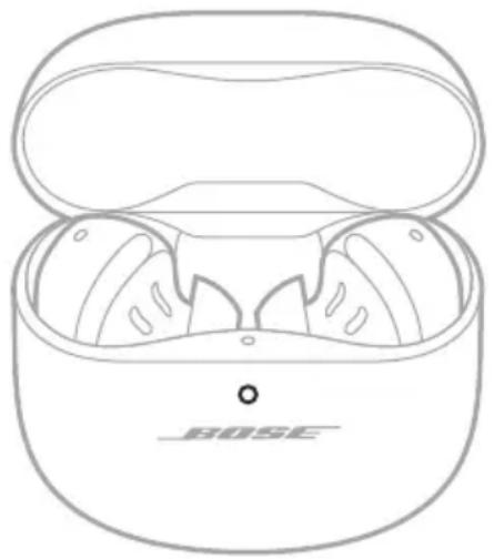 BOSE QuietComfort Earbuds II - CONTROLLARE IL LIVELLO DELLA BATTERIA DELLA CUSTODIA DI CARICA - 1