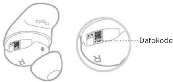 BOSE QuietComfort Earbuds II - VISE DATOKODEN FOR ØREPROPPEN - 1