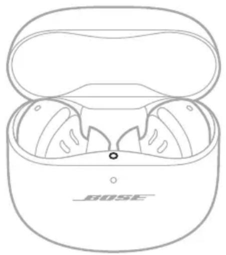 BOSE QuietComfort Earbuds II - 給耳機充電時 - 1
