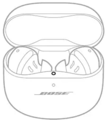 BOSE QuietComfort Earbuds II - Nappikuulokkeita ladattaessa - 1