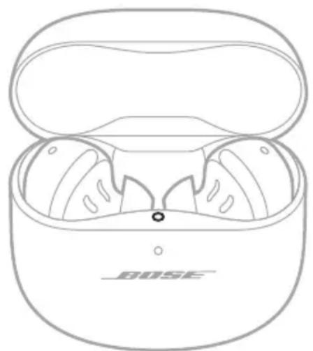 BOSE QuietComfort Earbuds II - While charging the earbuds - 1