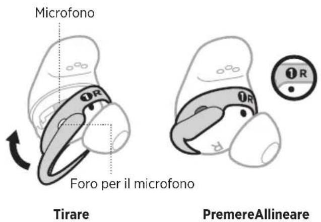 BOSE QuietComfort Earbuds II - CAMBIARE GLI ANELLI STABILIZZATORI - 3