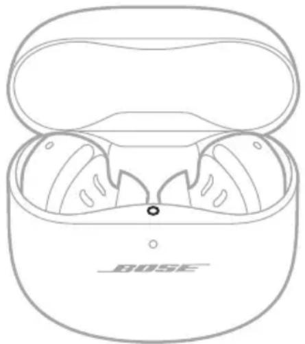 BOSE QuietComfort Earbuds II - Podczas Ładowania słuchawek dousznych - 1