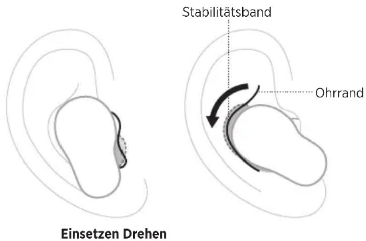 BOSE QuietComfort Earbuds II - EINSETZEN DER OHRHÖRER - 2
