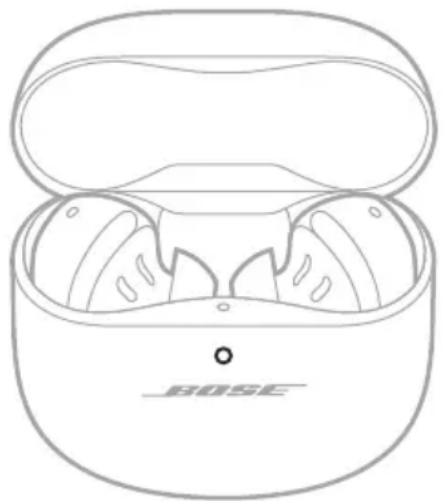 BOSE QuietComfort Earbuds II - VERIFICAR EL NIVEL DE LA BATERIA DEL ESTUCHE DE CARGA - 1