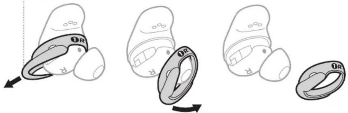 BOSE QuietComfort Earbuds II - CAMBIAR LAS BANDAS DE ESTABILIDAD - 1